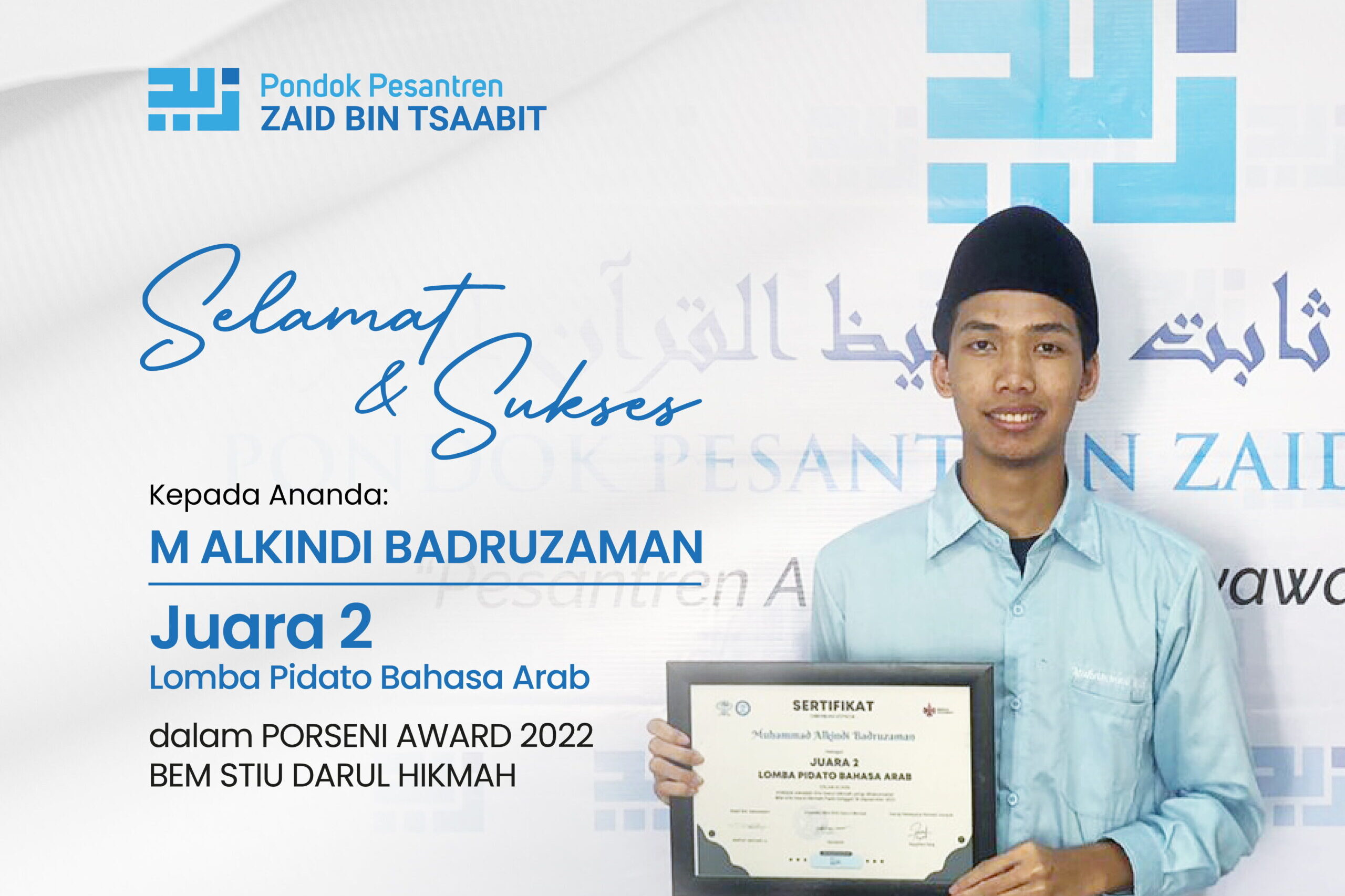 Juara 2 Pidato Bahasa Arab